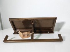 Image of Nkuku Mahi Wall Mounted Toilet Roll Holder Brass