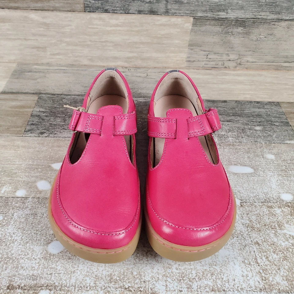 Туфли для девочек Birkenstock Abilene размер 13 фуксия кожаный крюк и петля Mary Jane - Изображение 2 из 4