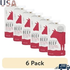 Grass Fed Beef Baby Food Stage 2 W/ Organic Kale Sweet Potato 6 Pack Pouch New