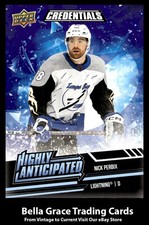 2022-23 Upper Deck Credentials Nick Perbix #HA-47 Lightning Highly Anticipated