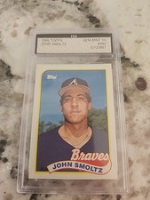 1989 TOPPS #382 JOHN SMOLTZ RC BRAVES HOF FGS 10 Non Auto  Rookie Card