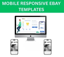 eBay Listing Template Responsive Mobile Design HTML Professional Design