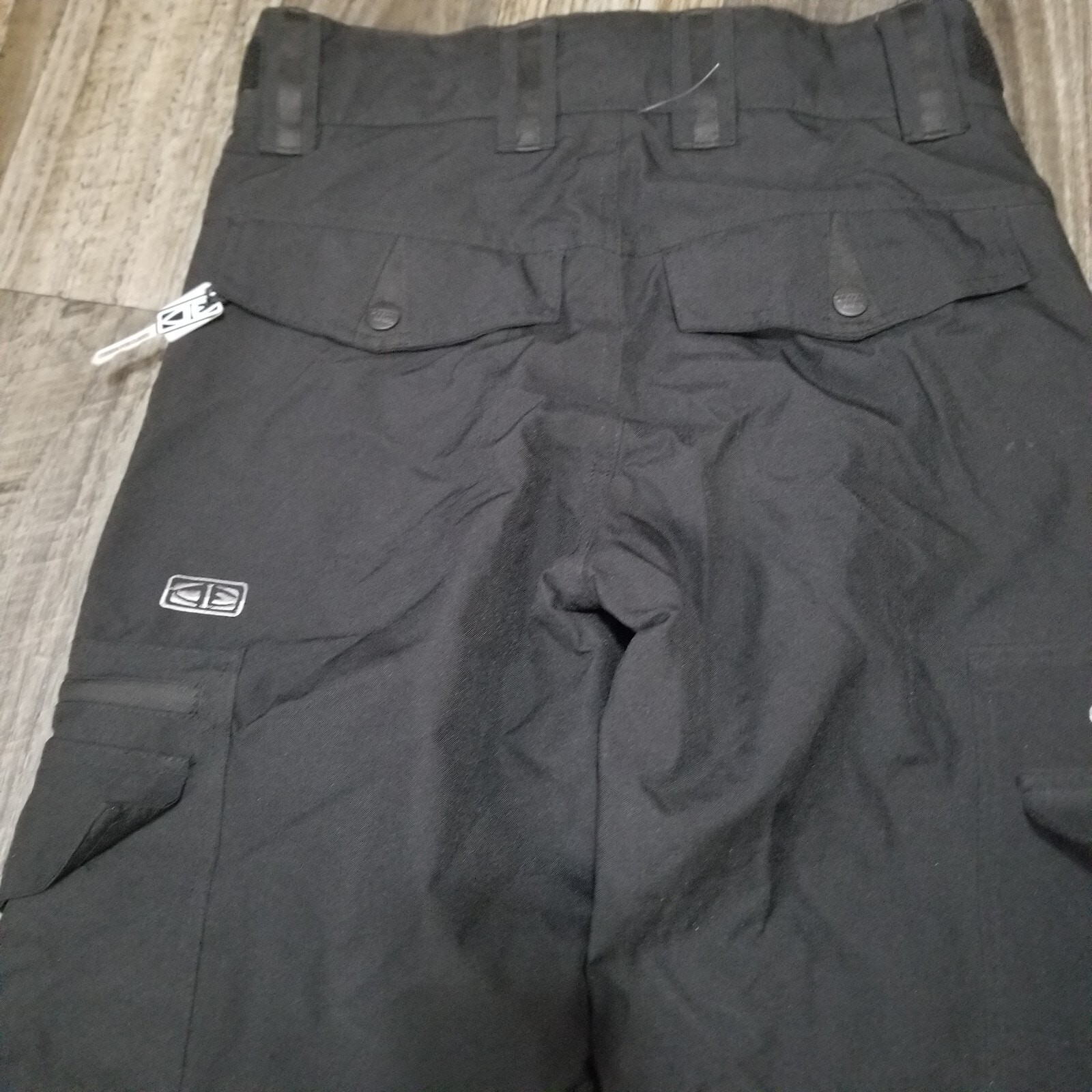 Ocean Earth Pro Snow Ski Pants Black Insulated Outdoor Activewear Mens Small