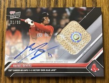 2023 Topps Now Rafael Devers #236A - 150th HR Autograph Base Relic /99 Red Sox