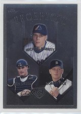 1999 Topps Chrome Prospects Ben Davis Robert Fick Michael Barrett #208 05n7
