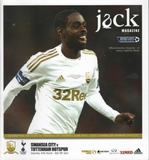 2012/13 SWANSEA CITY v  TOTENHAM HOTSPUR     (MINT CONDITION)