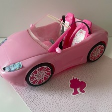 Mattel Barbie Glam Convertible Car Light Pink Two Seater 2010