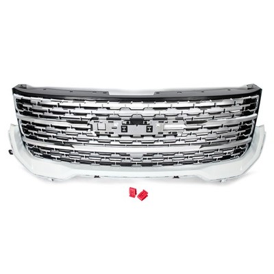 Front Bumper Grille For GMC Acadia Denali  84818781 2020-23 Summit White&Chrome 