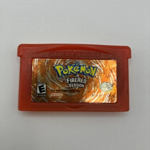 Pokemon FireRed Version Nintendo Game Boy Advance Authentic Tested Working