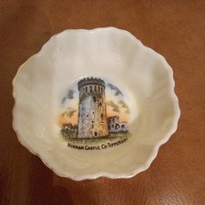 GOSS TYPE NAUTALUS PORCELAIN CRESTED CHINA DISH.TRANSFER NENAGH CASTLE TIPPERARY