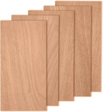 Cherry Wood Sheets 4x8" inch, 1/8" Thick Lumber Board, for Sign logs Chips Ch...