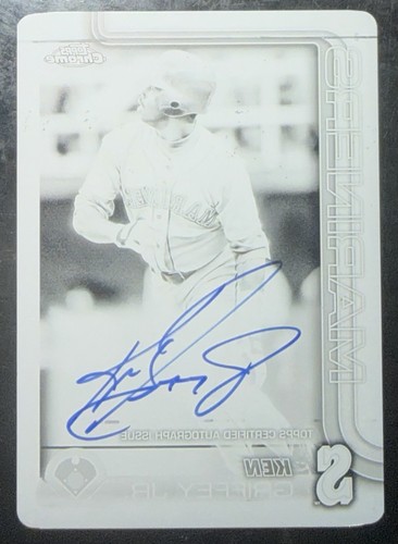 Ken Griffey Jr. [Black] #CLA-KG 2025 Topps Chrome Update Legends Autograph card