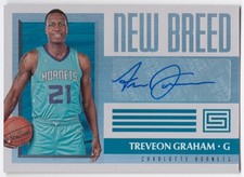 2017-18 Panini Status New Breed Auto TREVEON GRAHAM #NB-TGM Charlotte Hornets RC