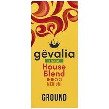 NEW Gevalia Decaf House Blend Medium Roast Ground Coffee 12 oz Bag 11.69 per pound