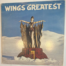 Wings Wings Greatest Capitol 12" Black Vinyl Record LP Rock