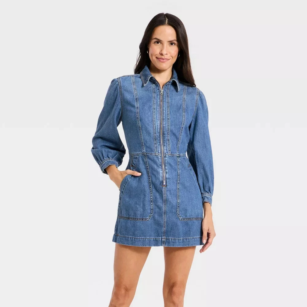 Long Sleeve Collared Dresses for Women for sale | eBay