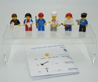 LEGO 6302 Minifigure Set w/ All Pieces LEGOLAND Town System Vintage 1982 - Rare
