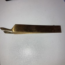 Vintage Brass Jewellery Diamond Etc Picking Tool Has The Number 1 On It . L 9cms