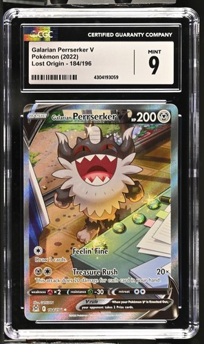 Galarian Perrserker V graded CGC 9 for sale on eBay