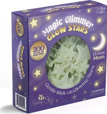 Deluxe Glow Stars; Glow in the Dark Stars for Ceiling, Ceiling Stars