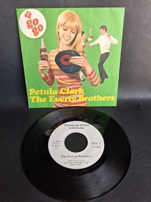 The Everly Brothers / Petula Clark - Things Go Better With Coke 7'' Italy