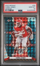 2022 Panini Mosaic Chris Jones ##99 Genesis