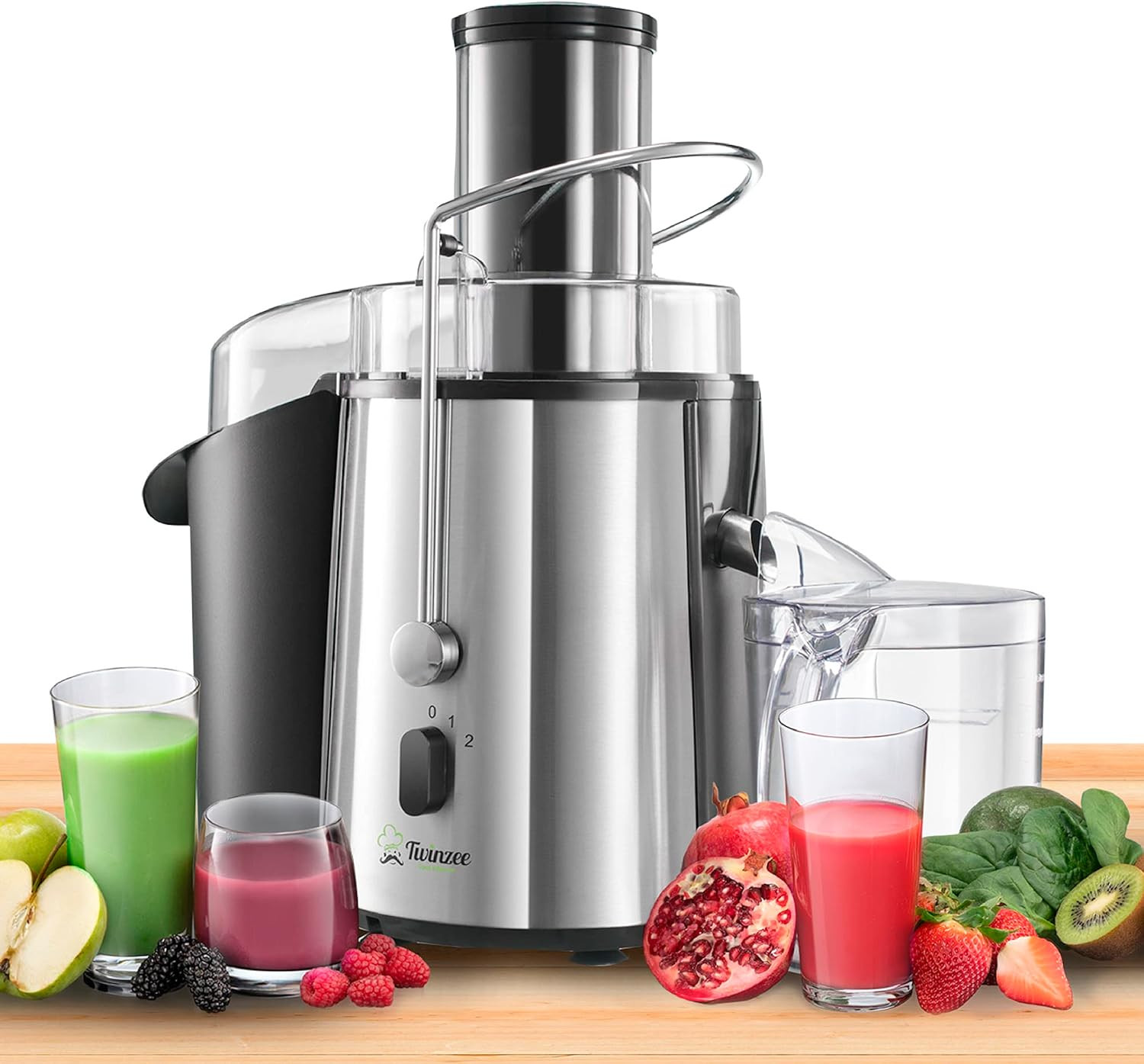 Centrifuga Frutta e Verdura Professionale 1000W - Estrattore Bocca Larga