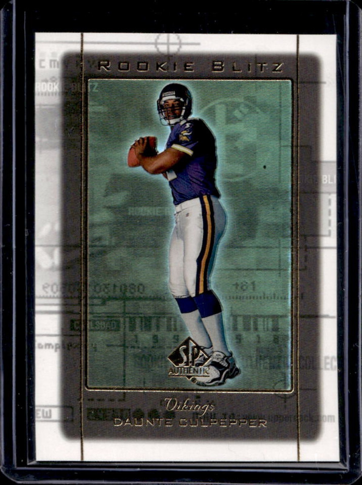 Daunte Culpepper SP Authentic Rookie Blitz #RB3 Base