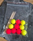 Fly fishing Strike/bite/bung indicators 15mm, 10 pack.