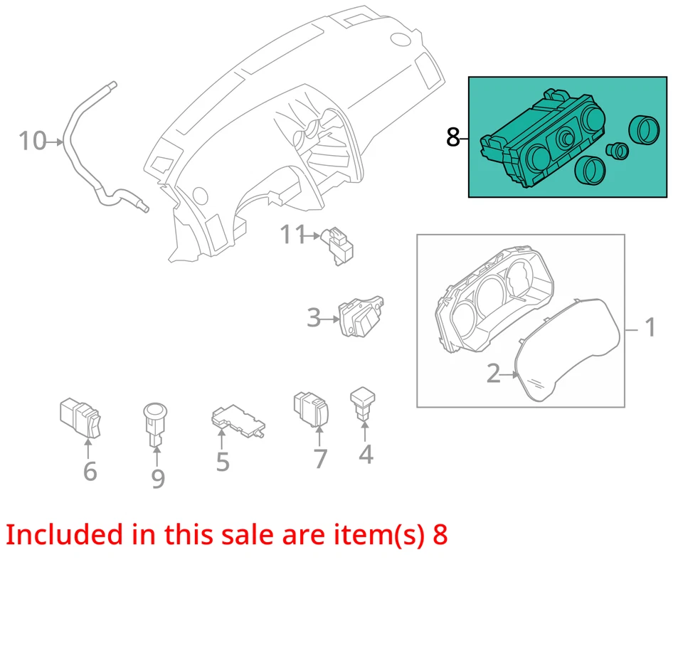2008 Nissan Altima Ac Heater Climate Control 27510 Ja200 DCWBM Foto 3 de 4