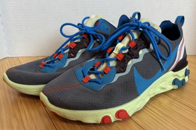Nike React Element 55 SE Volt Blue Stardust (CT1142-700) Men s Shoes - Size 10