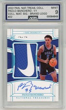 2022 National Treasures Paolo Banchero Rookie Patch Auto NIKE Logo AGS 9 RPA RC