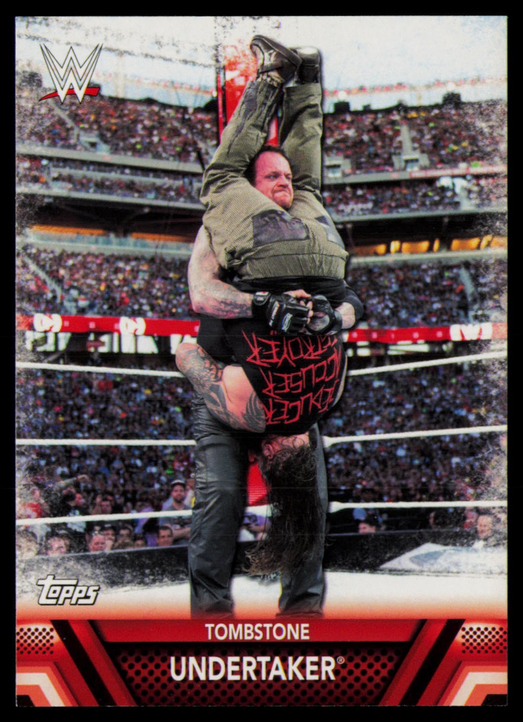 2017 Topps WWE Then Now Forever Finishers and Signature Moves #F11 Undertaker