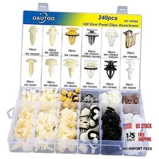240pcs Door Interior Trim Panel Clips Assortment for GM Buick Cadillac Chevy