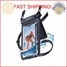 Lamicall Double Pocket Waterproof Phone Pouch - IPX8 Dry Bag - Privacy Storage f