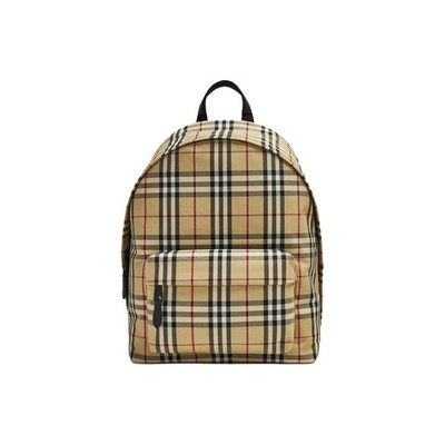 Burberry Double Way Zipper Closure Backpack Men's 12.2x5.9x17.3 in
