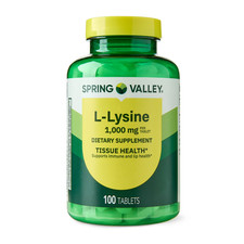 Spring Valley L-lysine Tablets 1000 mg 100 Tablets