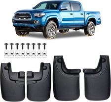 4 Pack Mud Flaps For 2005-2015 Toyota Tacoma Truck Front Rear Splash Guards 4 Pack Mud Flaps For 2005-2015 Toyota Tacoma Truck Front Rear Splash Guards