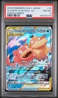 2019 POKEMON SUN & MOON UNIFIED MINDS #35 SLOWPOKE & PSYDUCK GX PSA 8