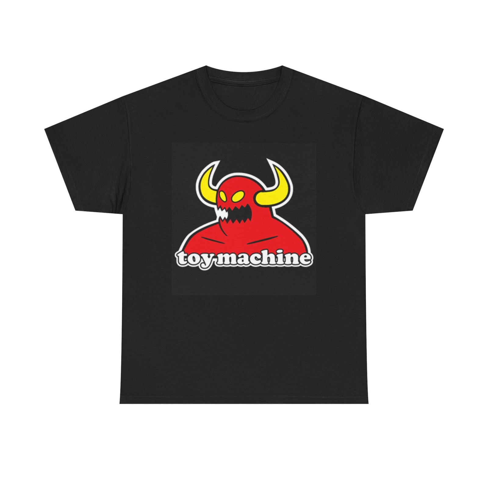 Toy Machine Graphic T Shirt Vintage Retro Skateboard Logo Unisex Heavy Cotton 