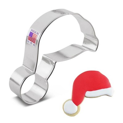 Santa Hat Christmas Cookie Cutter Ann Clark Metal Baking Tool Parties, Crafts