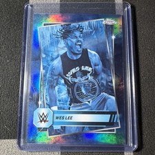 2025 Topps Chrome WWE Wes Lee Refractor Frozen Refractor #-2/0 SSP Case Hit