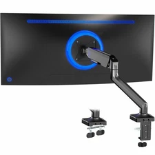 VIVO Pneumatic Arm Single Ultrawide Monitor Desk Mount, Fits up to 40" Screens