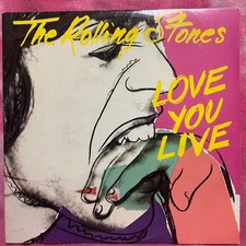 THE ROLLING STONES Love You Live LP 2xLP COC 2-9001 rare OG Andy Warhol NM