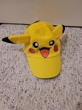 Pokemon Pikachu Face With Ears Yellow Childs Hat BB1 Youth