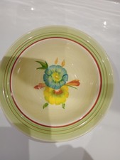 Clarice Cliff Pudding Bowl HONEYDEW pattern in very good condition See Desc