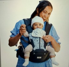 Momtory 6 in 1 Baby Carrier Hip Seat Ergonomic Infant Toddler Gray BCK01 7-50lbs