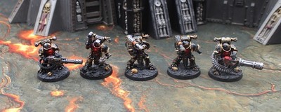 Chaos Space Marines  5x Havocs - Well Painted #6410