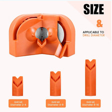 Multipurpose Drill Bit Sharpener Manual Grinding Sharpener Universal Portable