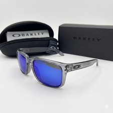 Oakley Polarized Sports Sunglasses Men's Square Frame Blue Lens Outdoor